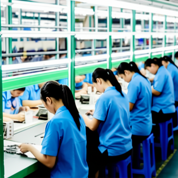 china machining and assembly workshop